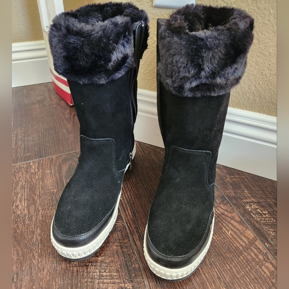 New IOB Pajar 1963 Black Boots, Fur - Picture 12 of 13